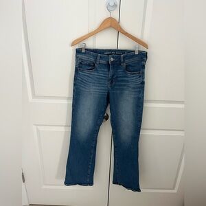 American Eagle Outfitters Women's size 12 kick boot next level stretch jeans